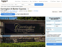 Tablet Screenshot of carrington-barkercypress.com